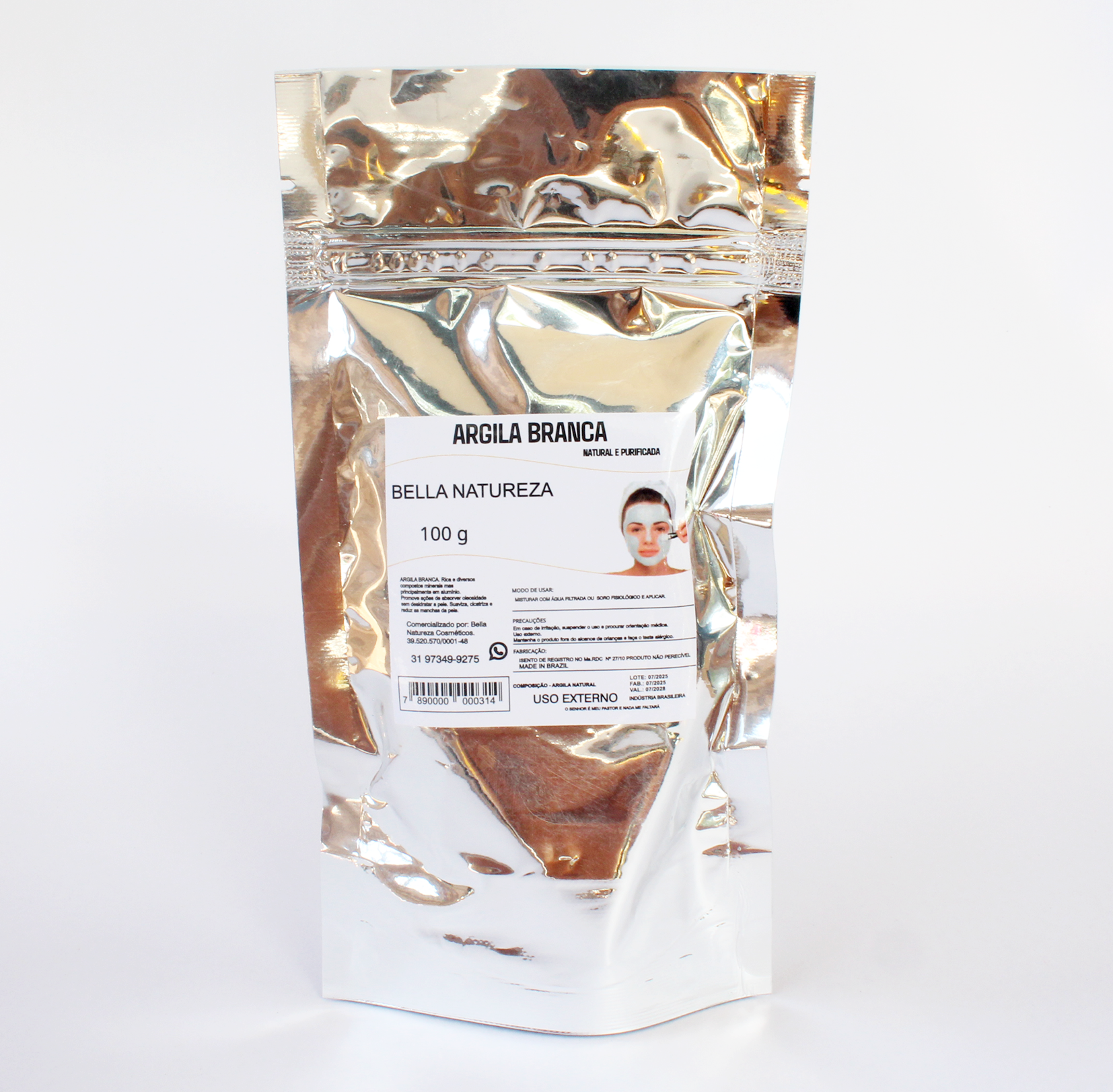 Argila Branca Bella Natureza